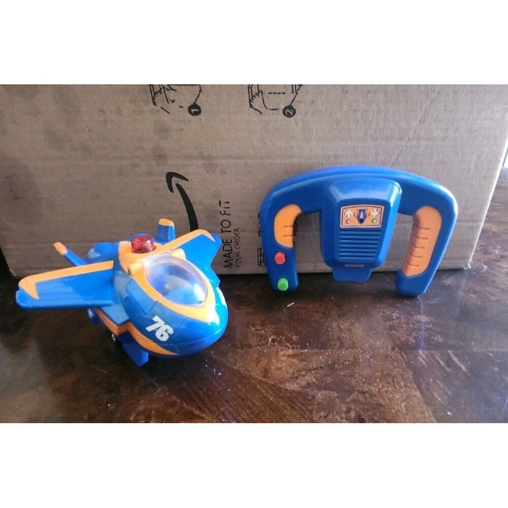 GeoTrax  airplane  "Blue Flash" plane + Dynamno.  Remote Works, Not Plane